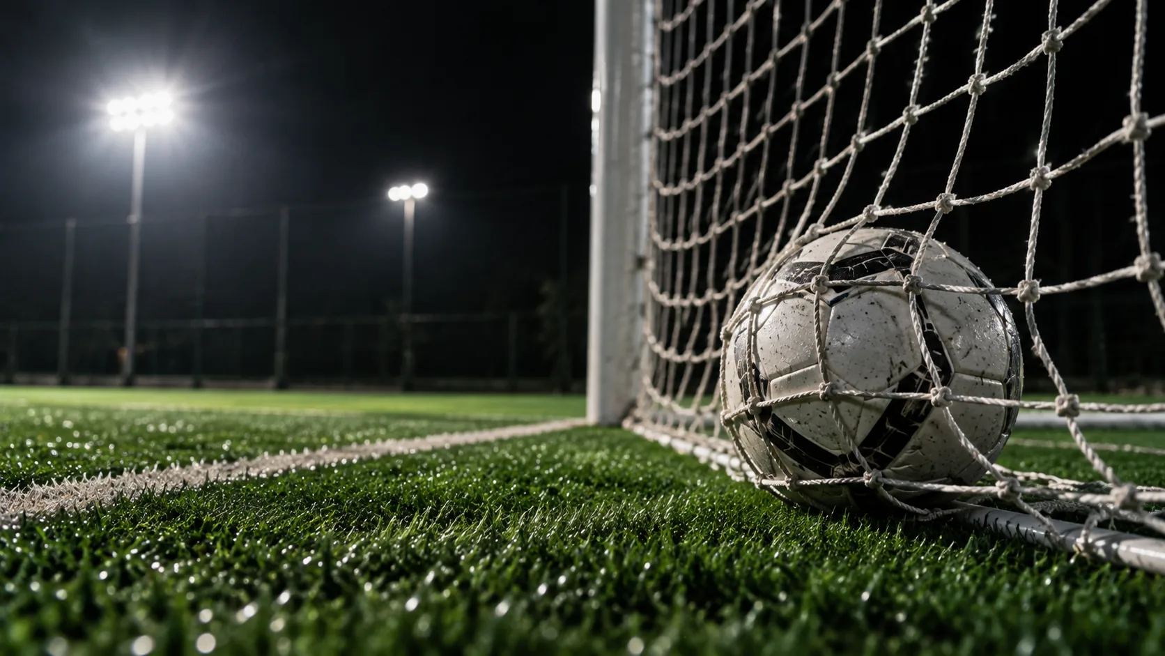 Goal net detail